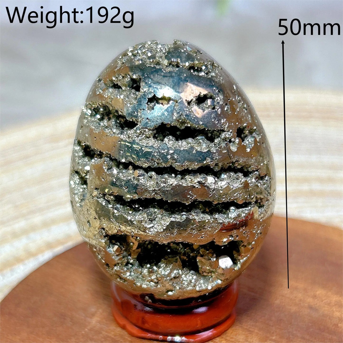 AURIXS Inner Vault™ – Pyrite Geode Egg