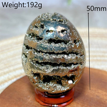 AURIXS Inner Vault™ – Pyrite Geode Egg