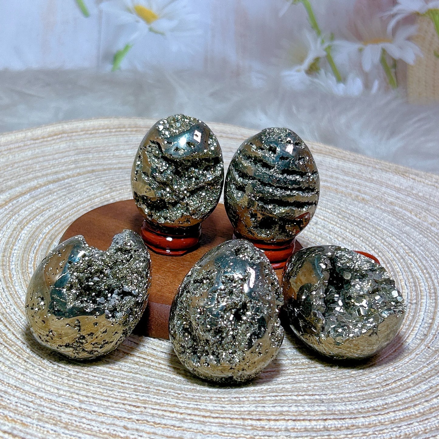 AURIXS Inner Vault™ – Pyrite Geode Egg