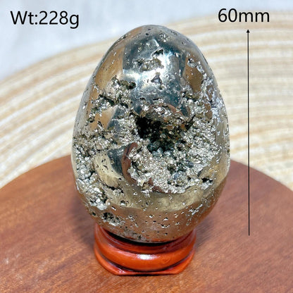 AURIXS Inner Vault™ – Pyrite Geode Egg