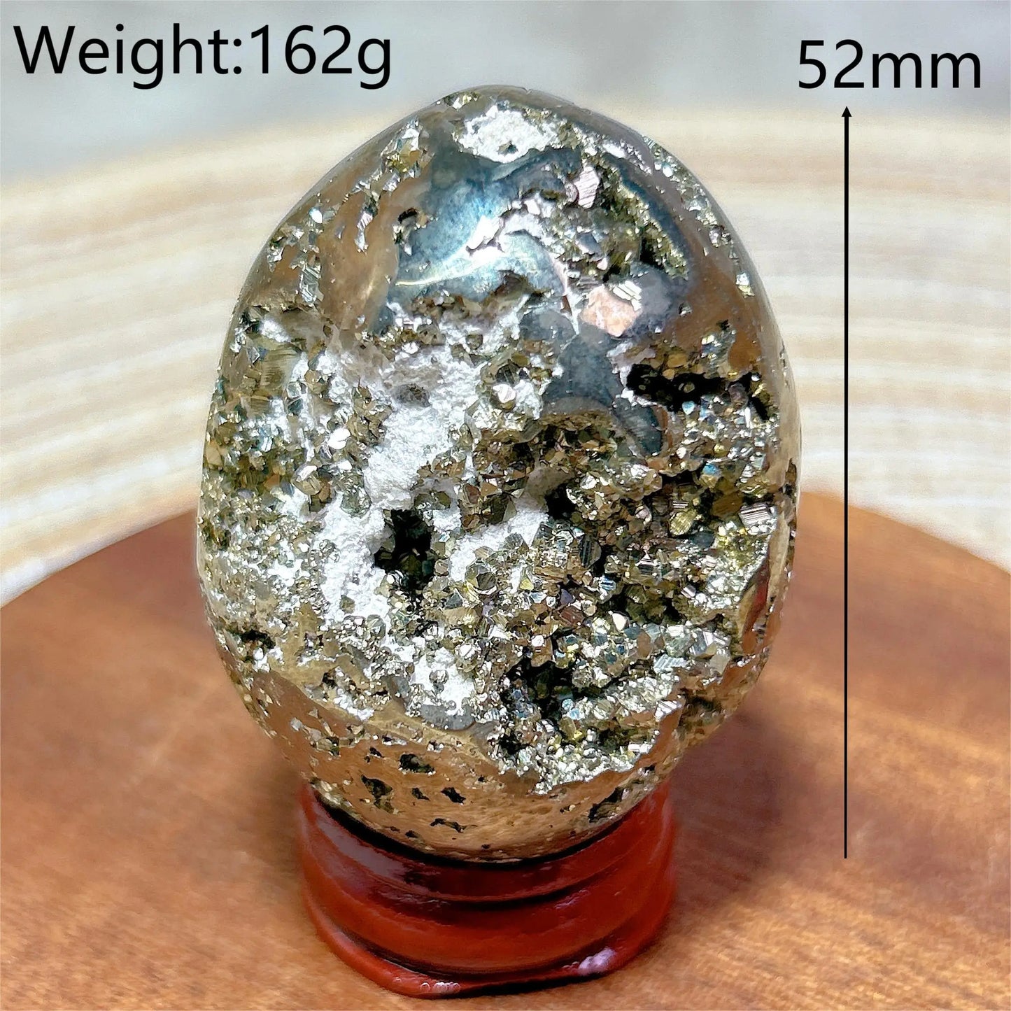 AURIXS Inner Vault™ – Pyrite Geode Egg