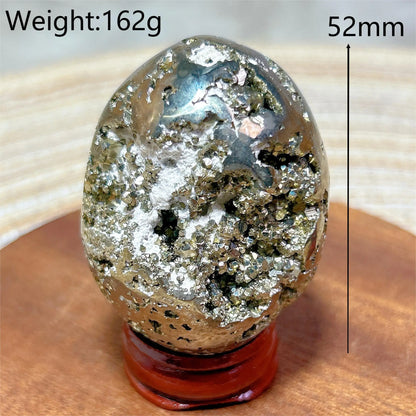 AURIXS Inner Vault™ – Pyrite Geode Egg