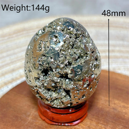 AURIXS Inner Vault™ – Pyrite Geode Egg