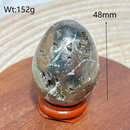 AURIXS Inner Vault™ – Pyrite Geode Egg