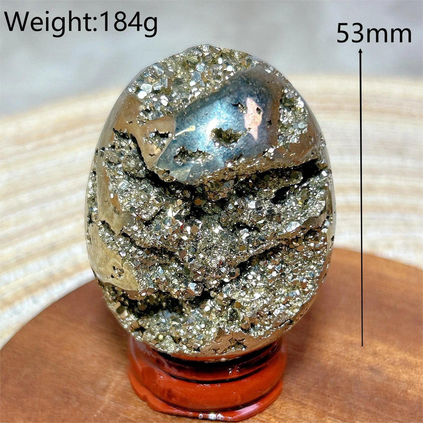 AURIXS Inner Vault™ – Pyrite Geode Egg