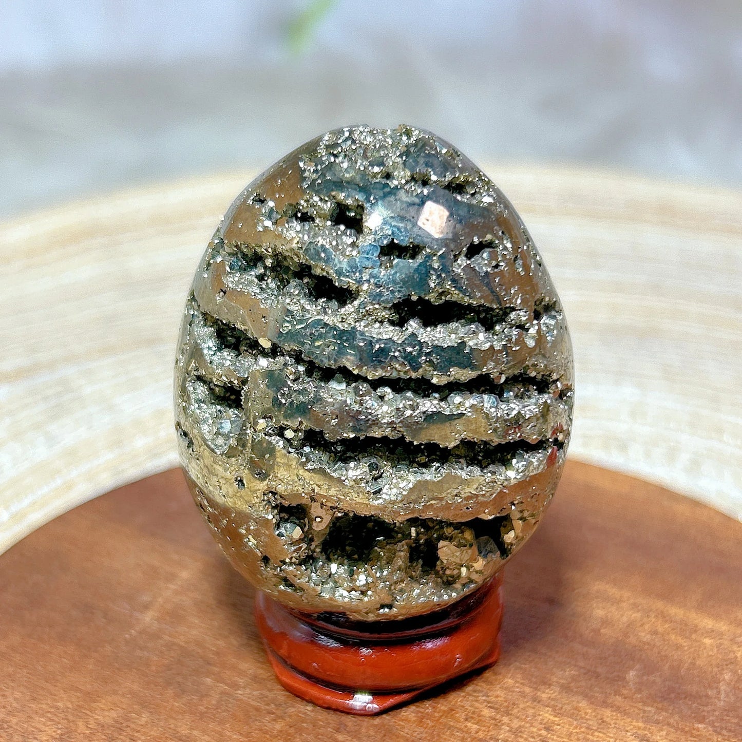AURIXS Inner Vault™ – Pyrite Geode Egg