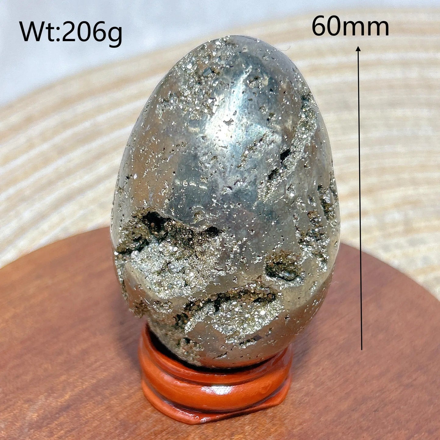 AURIXS Inner Vault™ – Pyrite Geode Egg