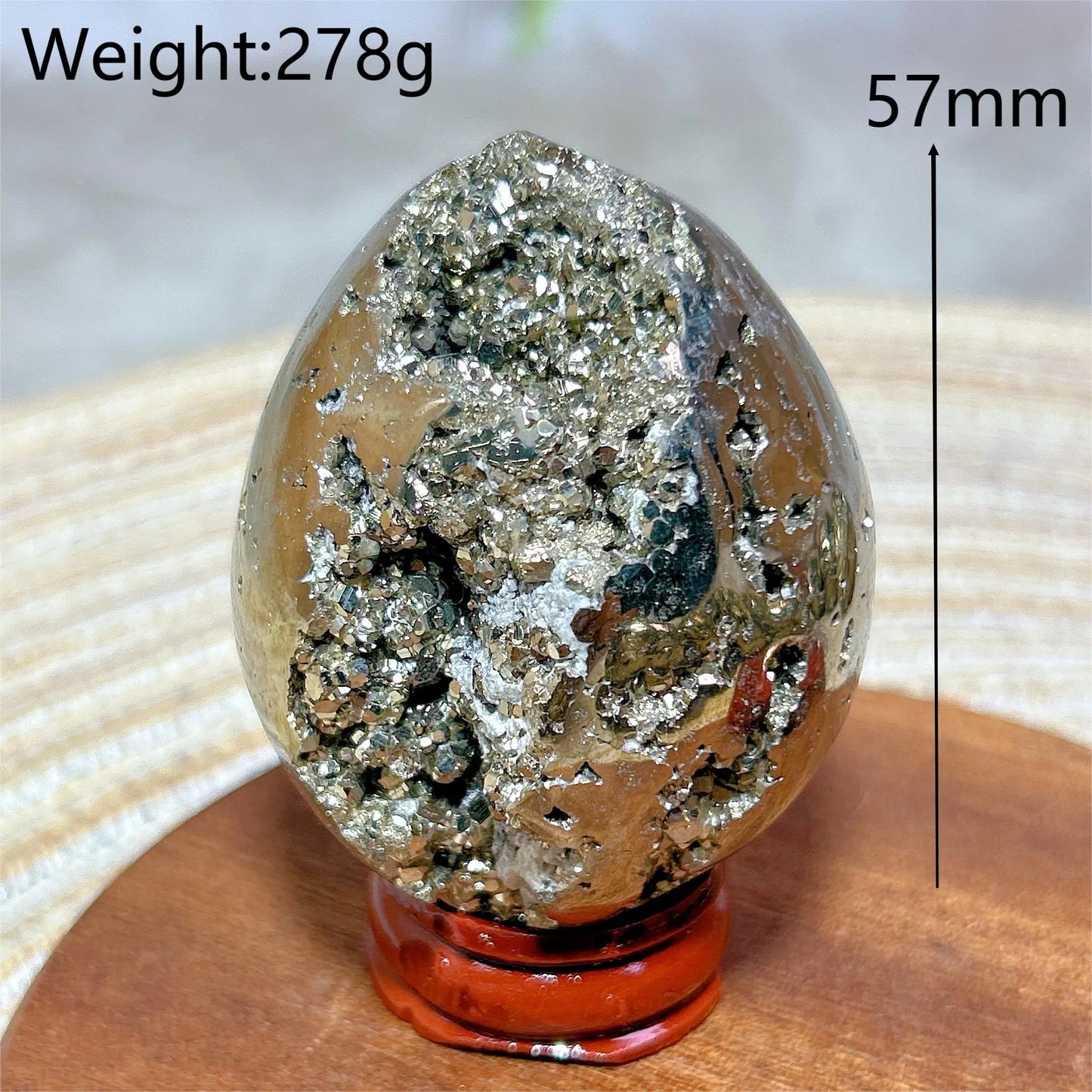 AURIXS Inner Vault™ – Pyrite Geode Egg
