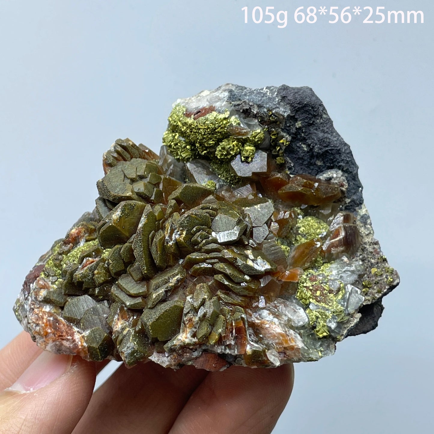 AURIXS Alchemy Core™ – Calcite & Pyrite Crystal Matrix