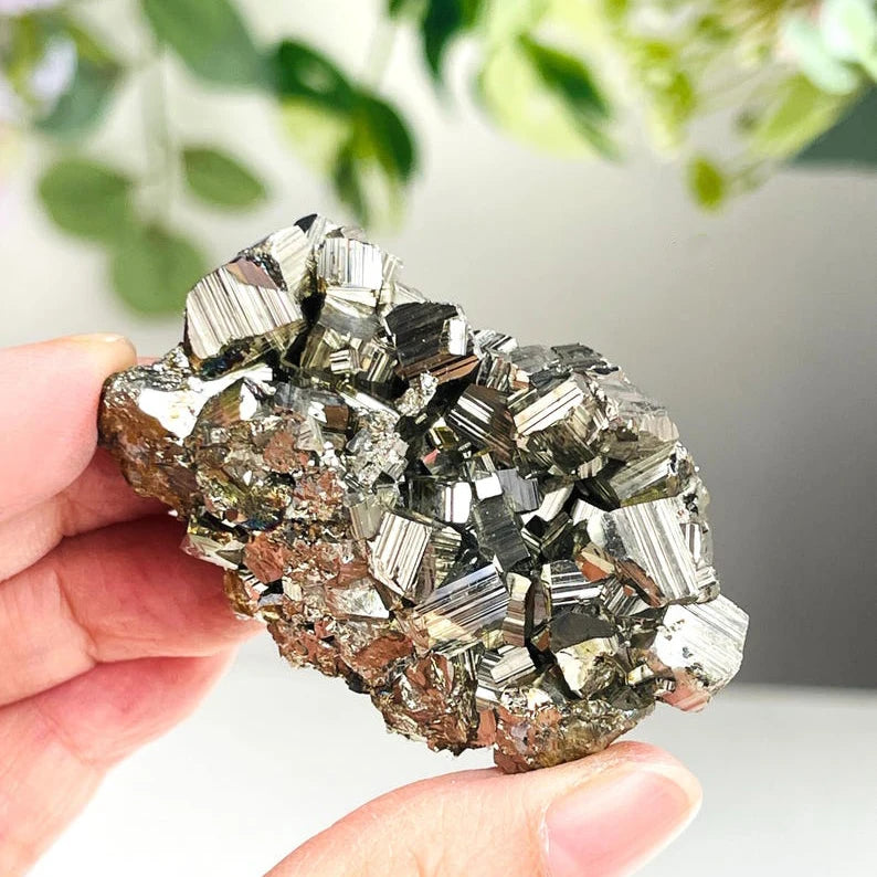 AURIXS Golden Shield™ Raw Pyrite