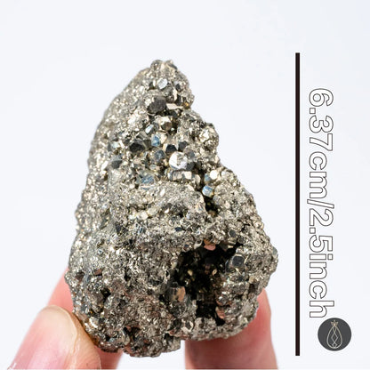 AURIXS Golden Shield™ Raw Pyrite