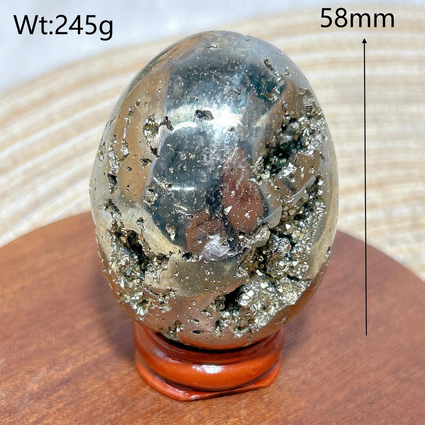 AURIXS Inner Vault™ – Pyrite Geode Egg