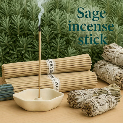 AURIXS Sacred Sage™ – Long-Burn Cleansing Incense