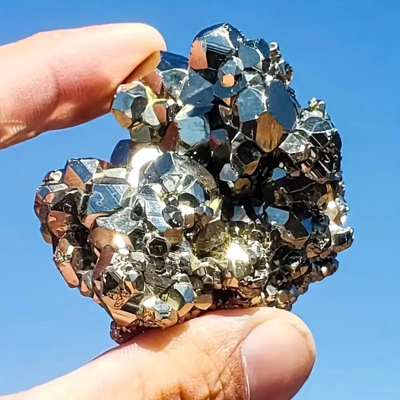 AURIXS Golden Shield™ Raw Pyrite