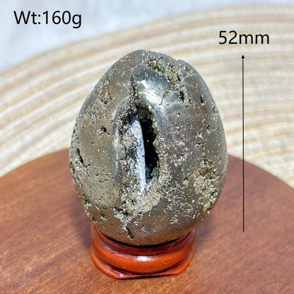 AURIXS Inner Vault™ – Pyrite Geode Egg