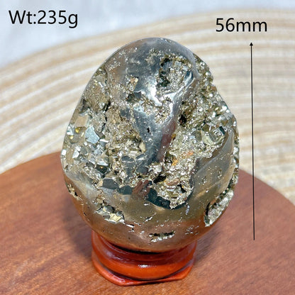 AURIXS Inner Vault™ – Pyrite Geode Egg