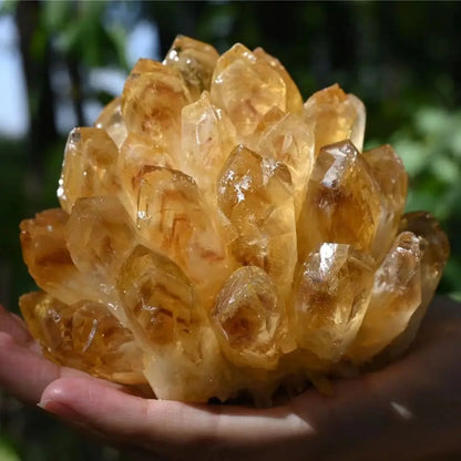 AURIX Solar Citrine™ Quartz Cluster