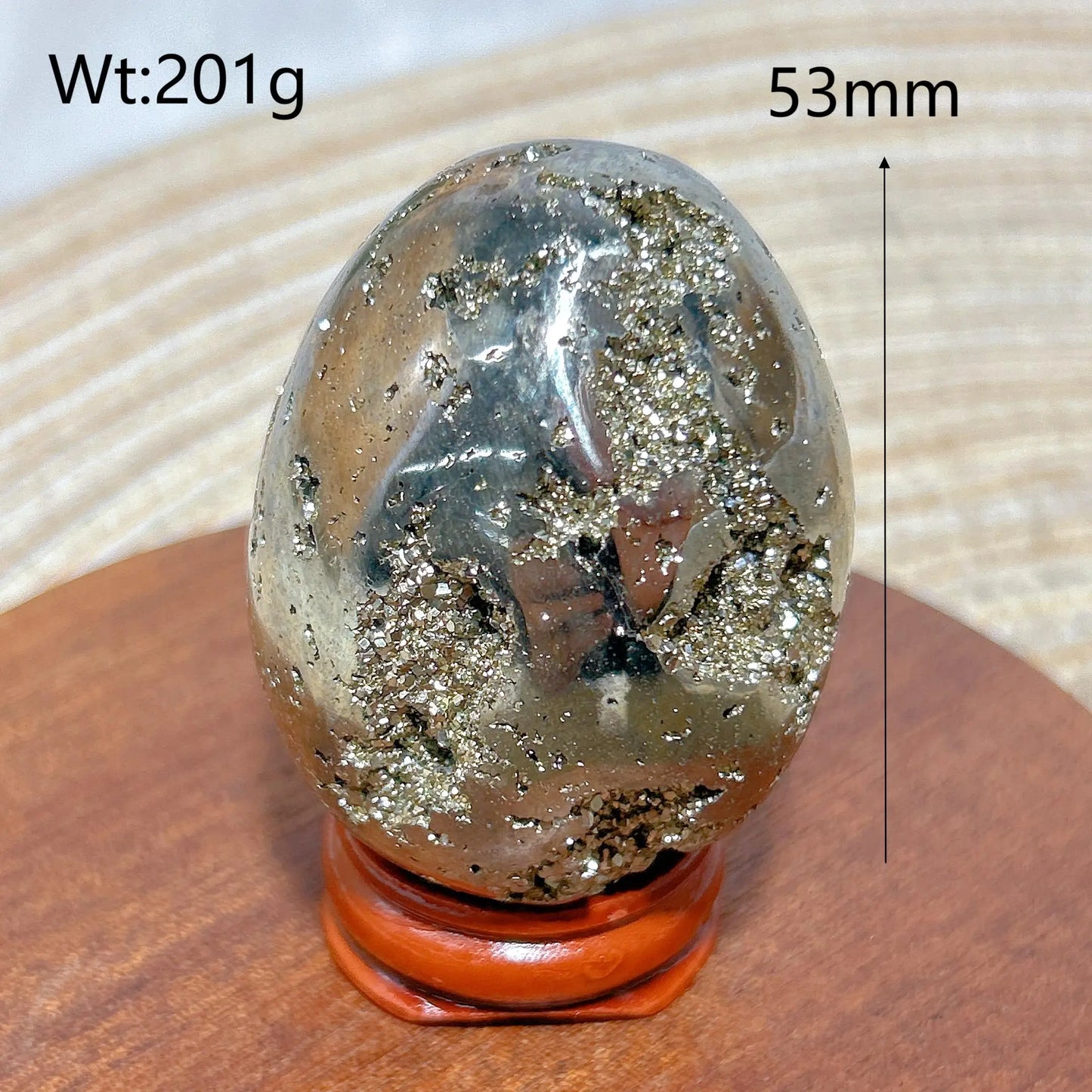 AURIXS Inner Vault™ – Pyrite Geode Egg