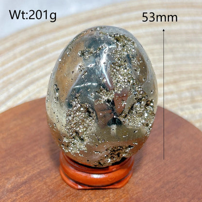 AURIXS Inner Vault™ – Pyrite Geode Egg