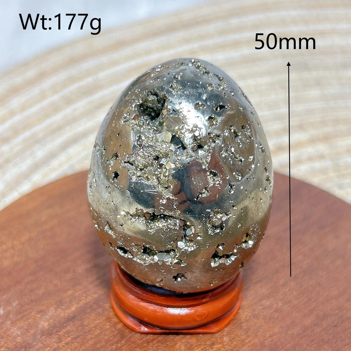 AURIXS Inner Vault™ – Pyrite Geode Egg