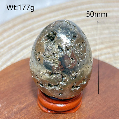 AURIXS Inner Vault™ – Pyrite Geode Egg