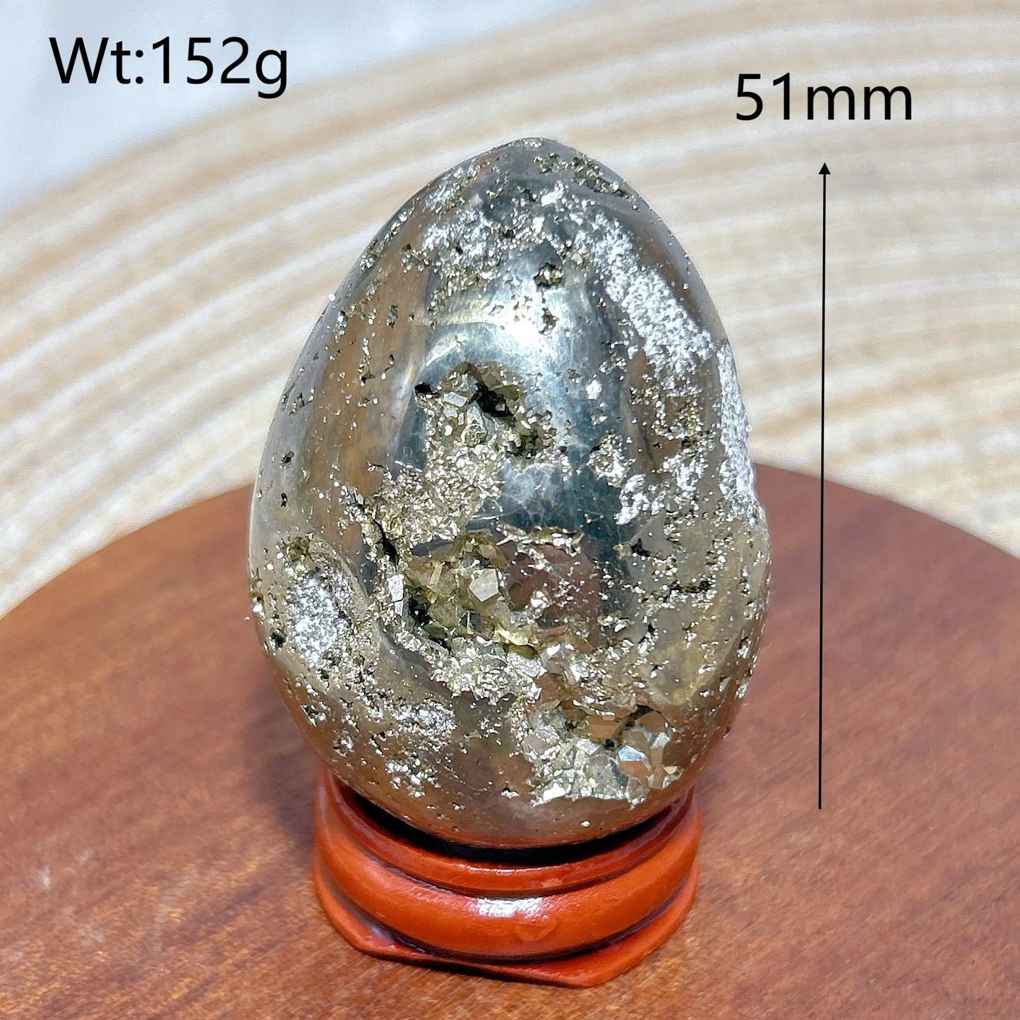AURIXS Inner Vault™ – Pyrite Geode Egg