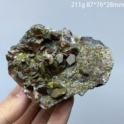 AURIXS Alchemy Core™ – Calcite & Pyrite Crystal Matrix